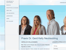 Tablet Screenshot of dr-gerd-kelly.de